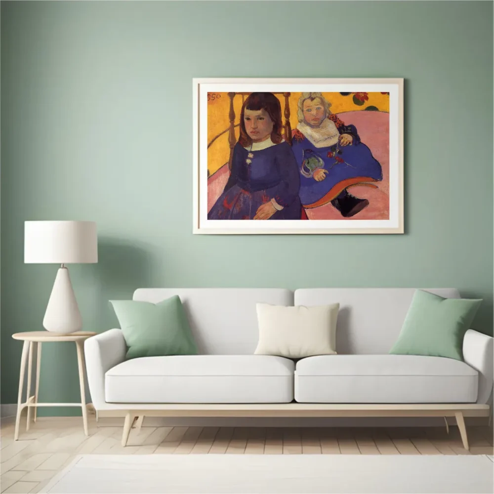 Pintar por números Retrato de dos niños (Paul y Jean Schuffenecker) – foto 4