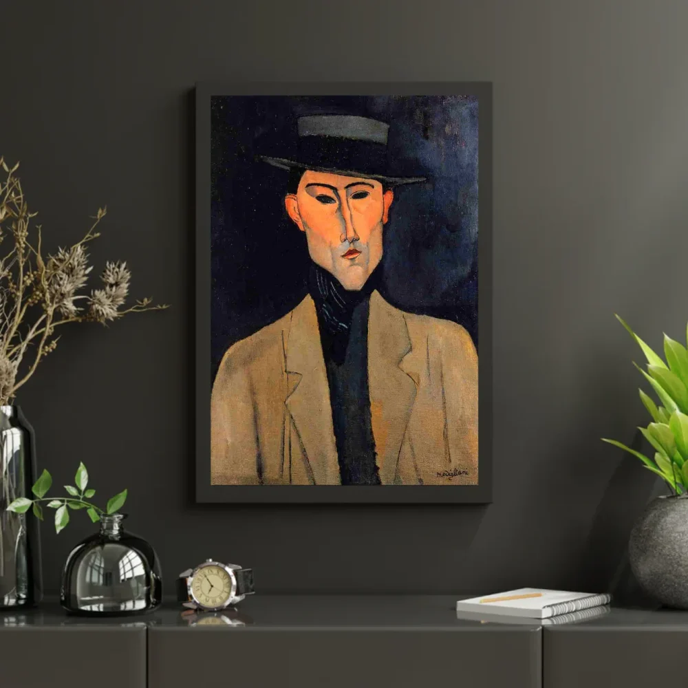 Pintar por números Retrato de hombre con sombrero (José Pacheco) – foto 3