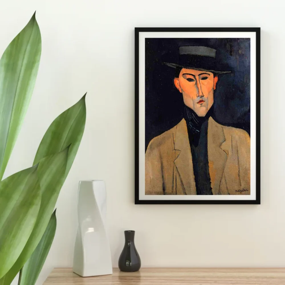 Pintar por números Retrato de hombre con sombrero (José Pacheco) – foto 4
