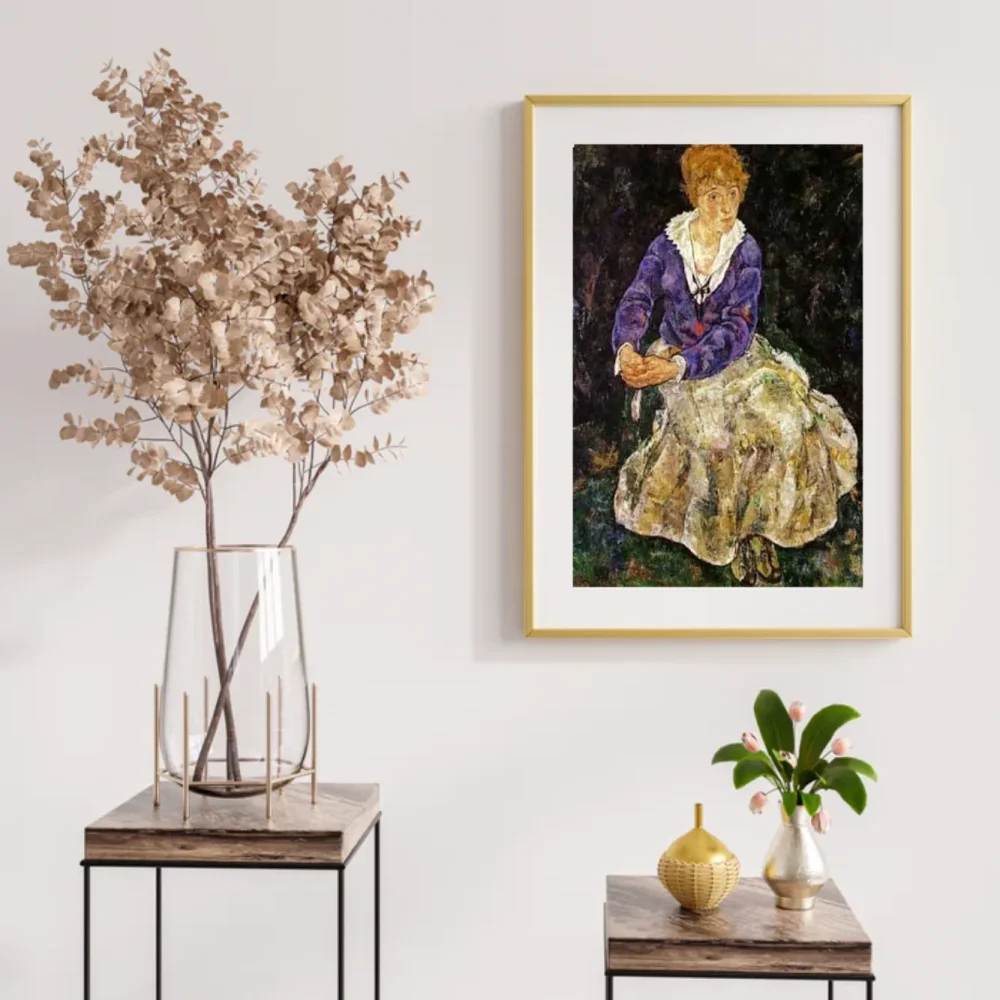 Pintar por números Retrato de la esposa del artista sentada – foto 2