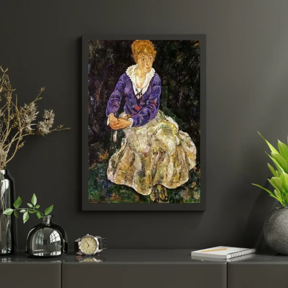 Pintar por números Retrato de la esposa del artista sentada – foto 3
