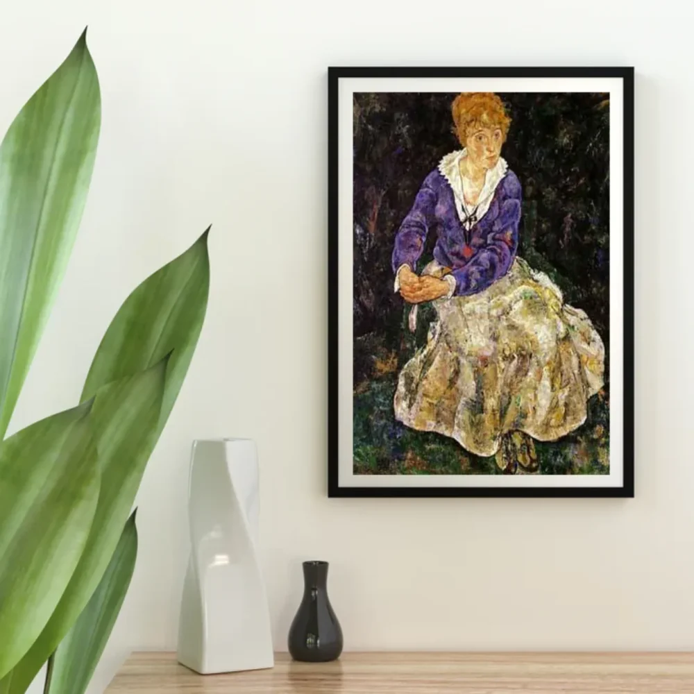 Pintar por números Retrato de la esposa del artista sentada – foto 4