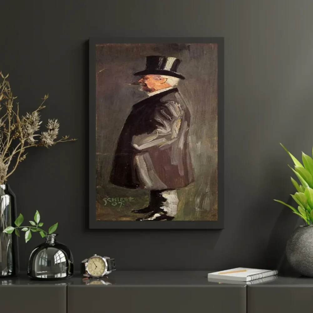 Pintar por números Retrato de Leopold Czihaczek de perfil – foto 3
