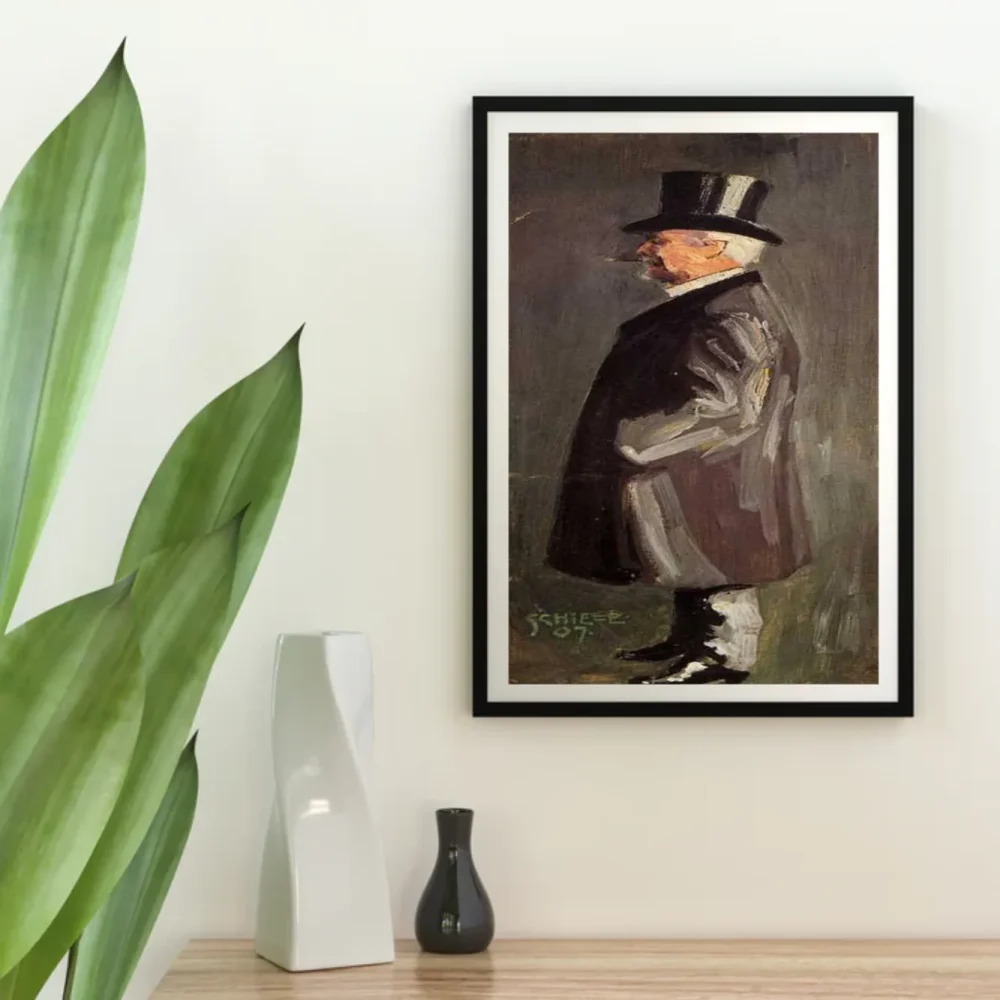 Pintar por números Retrato de Leopold Czihaczek de perfil – foto 4