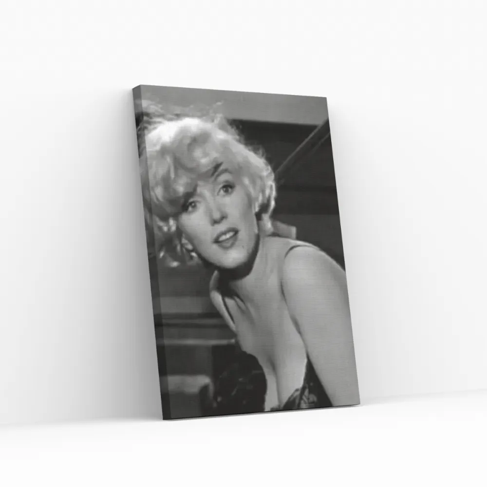 Pintar por números Retrato de Marilyn Monroe en blanco y negro
