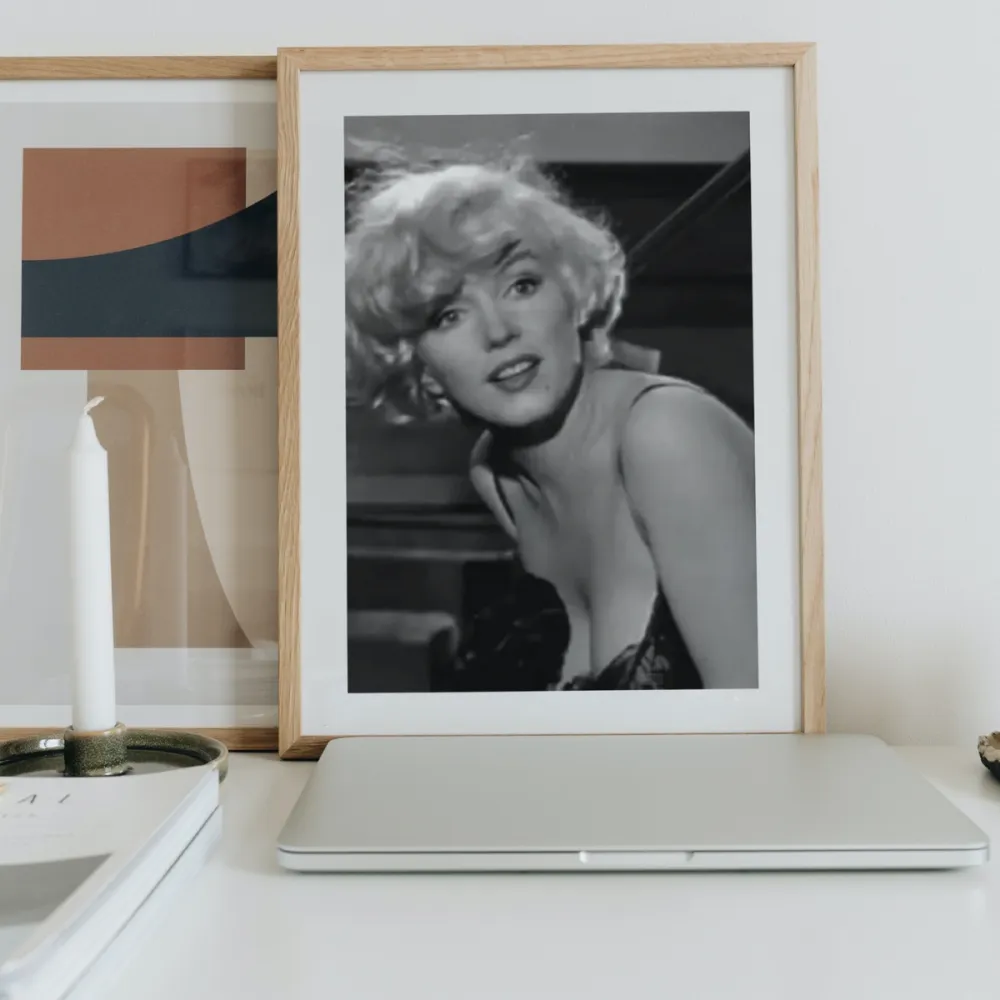 Pintar por números Retrato de Marilyn Monroe en blanco y negro – foto 2