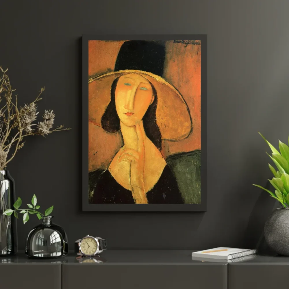 Pintar por números Retrato de mujer con sombrero – foto 3
