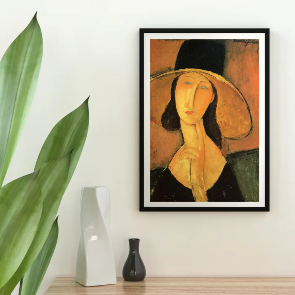 Pintar por números Retrato de mujer con sombrero – foto 4