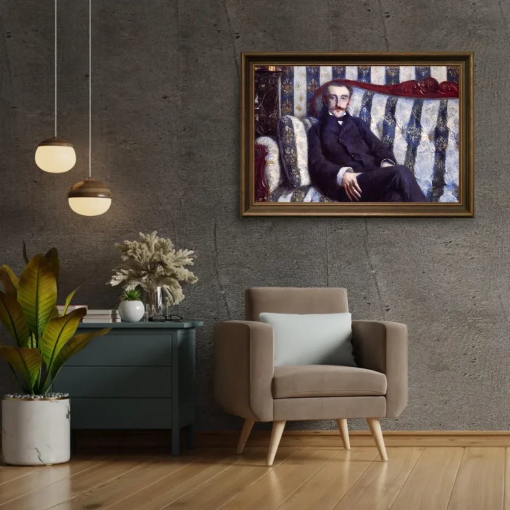 Pintar por números Retrato de un hombre - Gustave Caillebotte – foto 2