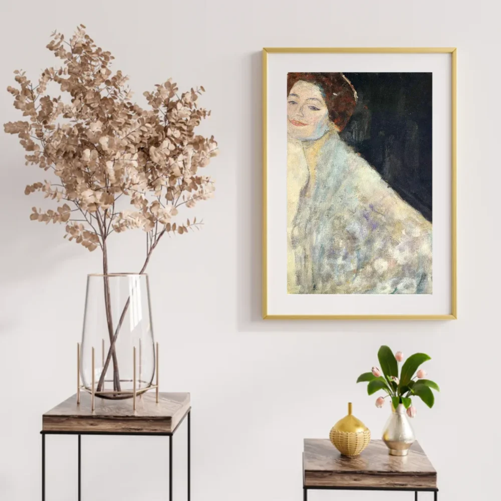 Pintar por números Retrato de una dama de blanco – foto 2