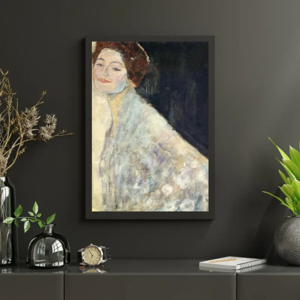 Pintar por números Retrato de una dama de blanco – foto 3