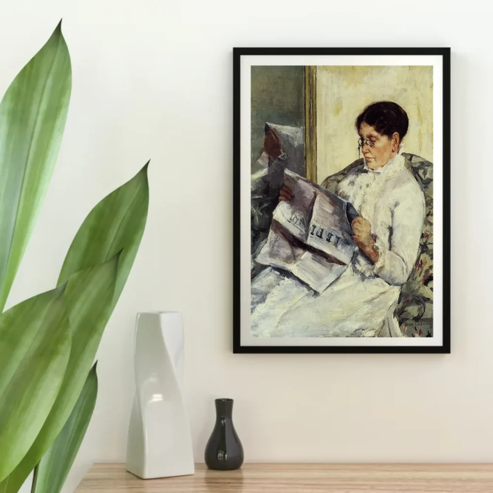Pintar por números Retrato de una dama leyendo Le Figaro – foto 4