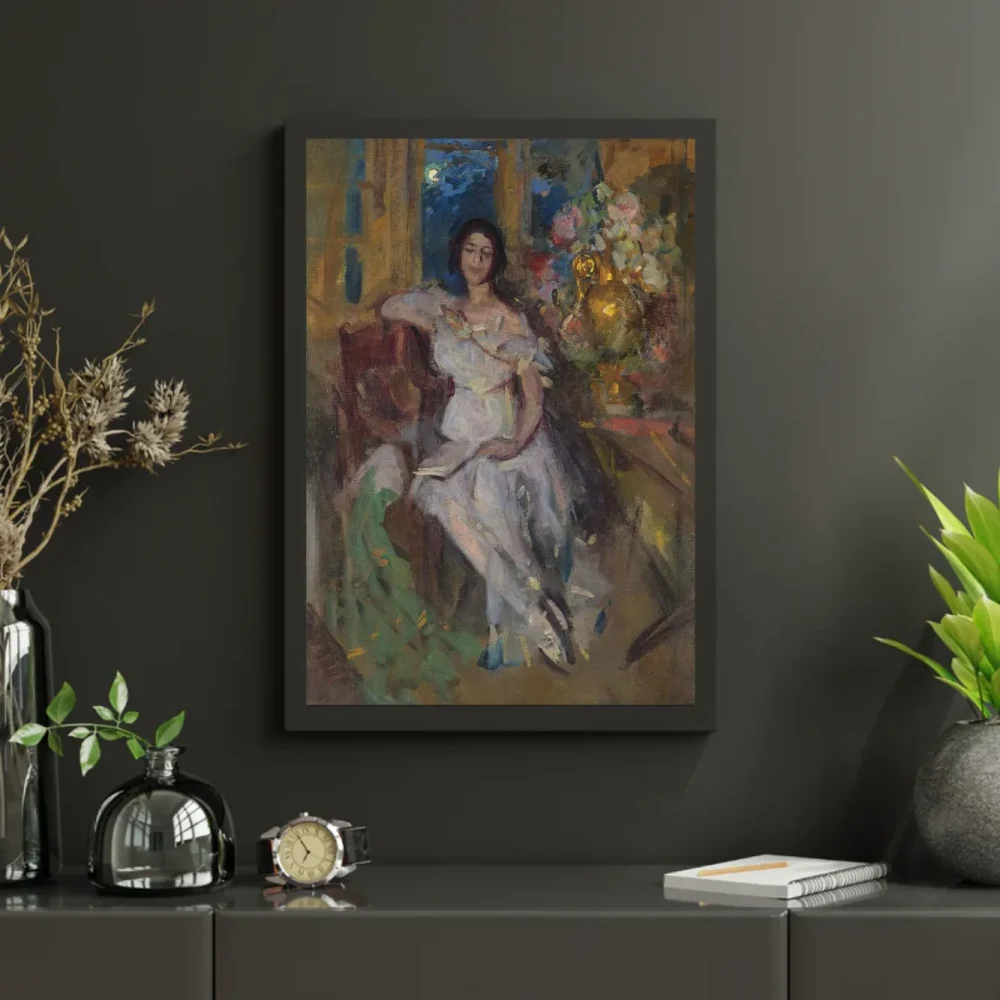 Pintar por números Retrato de una dama sentada – foto 3
