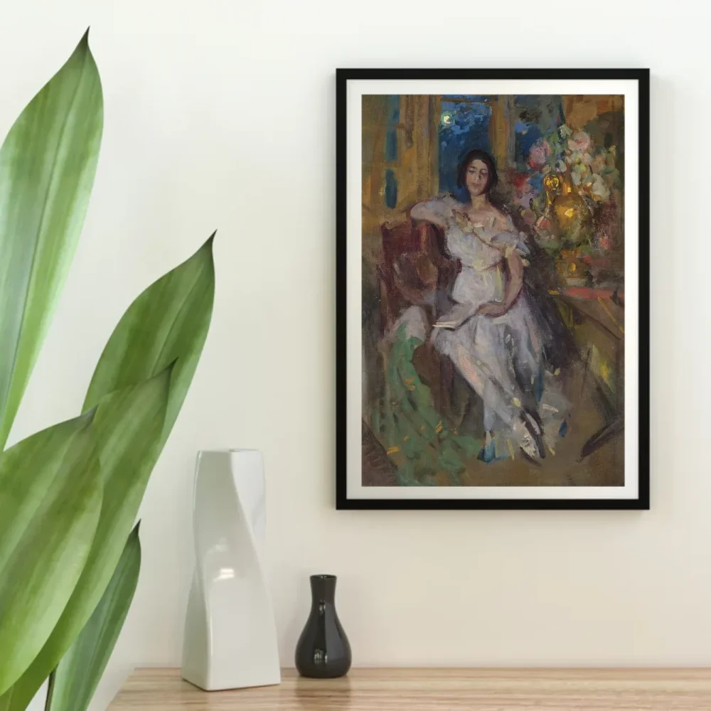 Pintar por números Retrato de una dama sentada – foto 4
