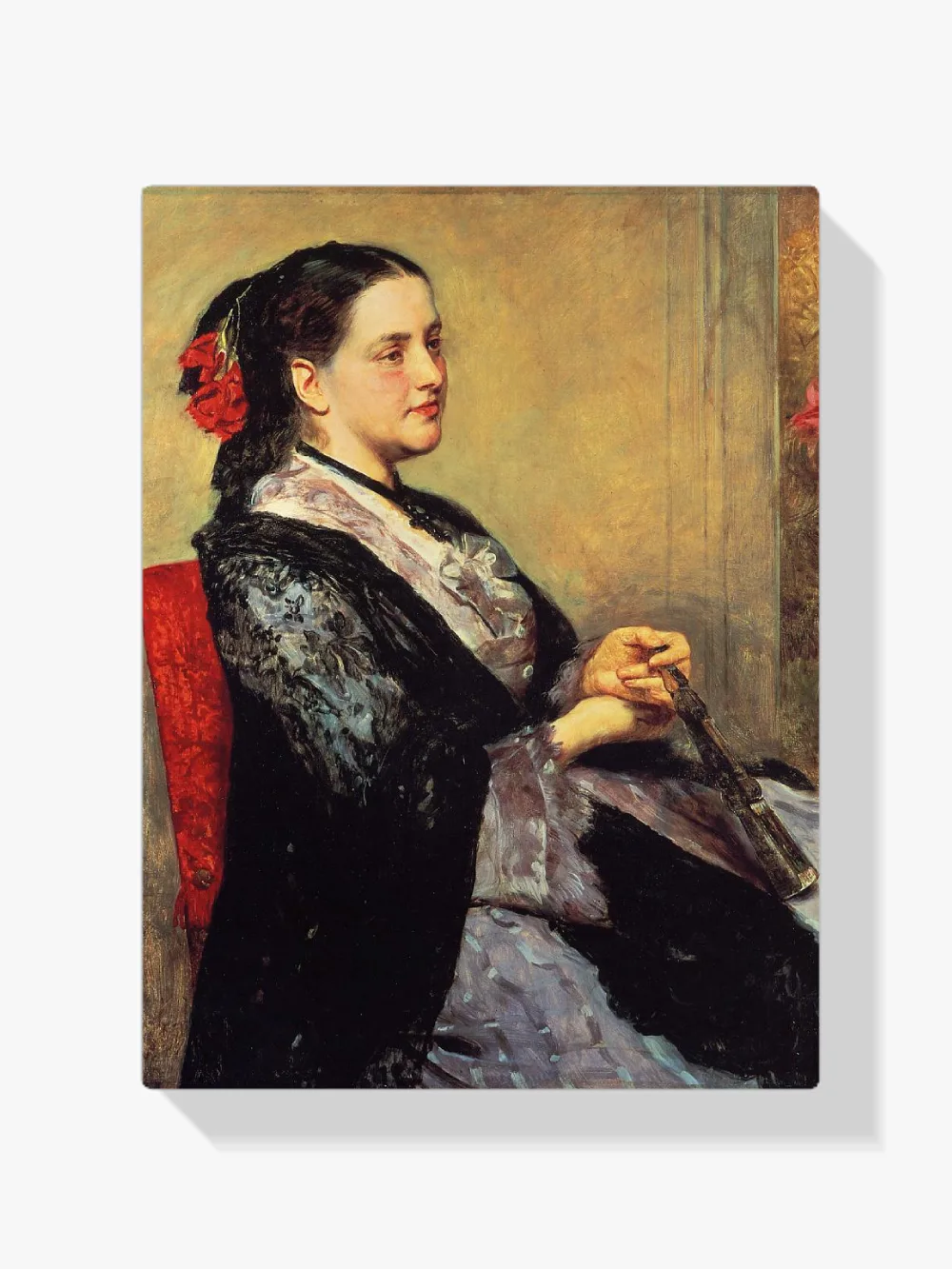 Pintar por números Retrato de una dama sevillana