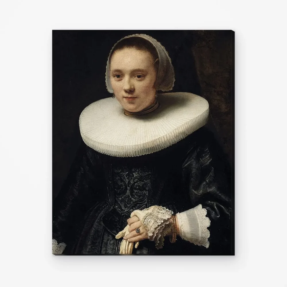 Pintar por Números - Retrato de una mujer con guantes