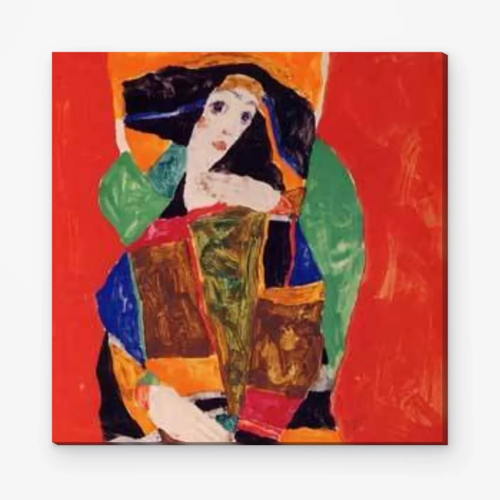 Pintar por Números - Retrato de una mujer - Egon Schiele