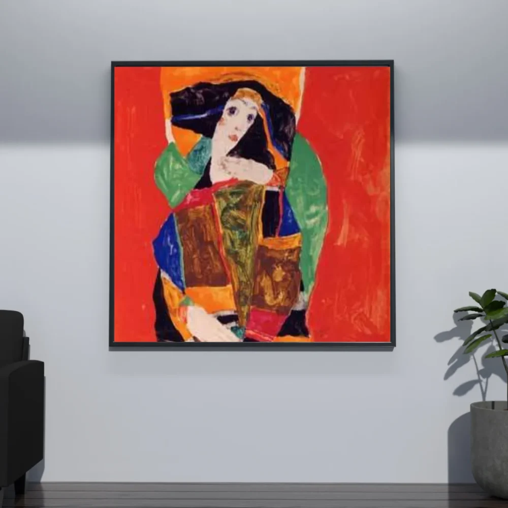 Pintar por números Retrato de una mujer - Egon Schiele – foto 4