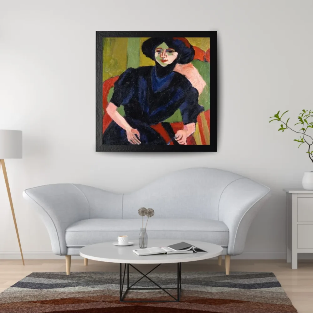 Pintar por números Retrato de una mujer - Ernst Ludwig Kirchner – foto 2