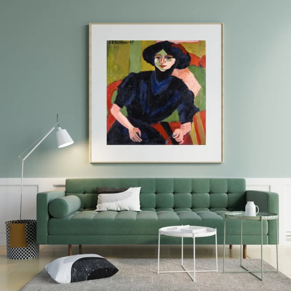 Pintar por números Retrato de una mujer - Ernst Ludwig Kirchner – foto 3