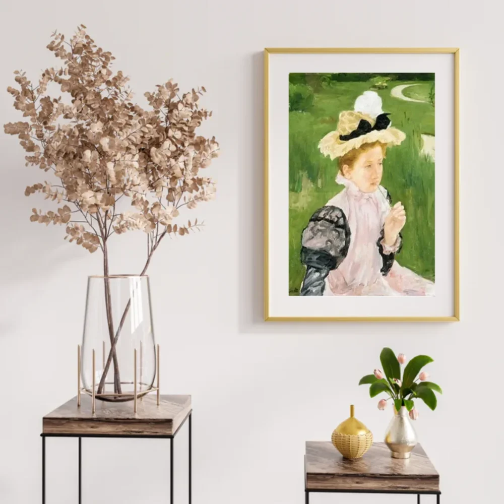 Pintar por números Retrato de una niña - Mary Cassatt – foto 2