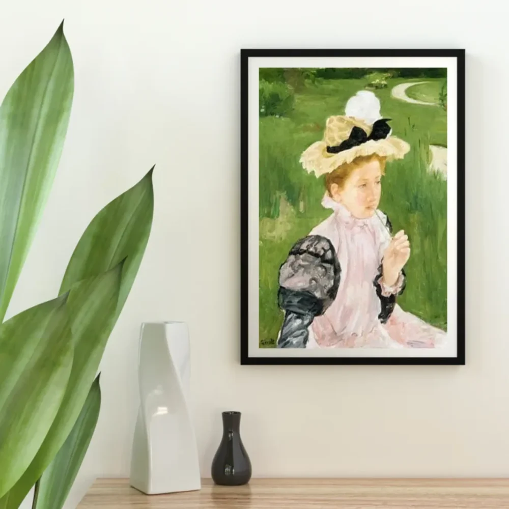 Pintar por números Retrato de una niña - Mary Cassatt – foto 4