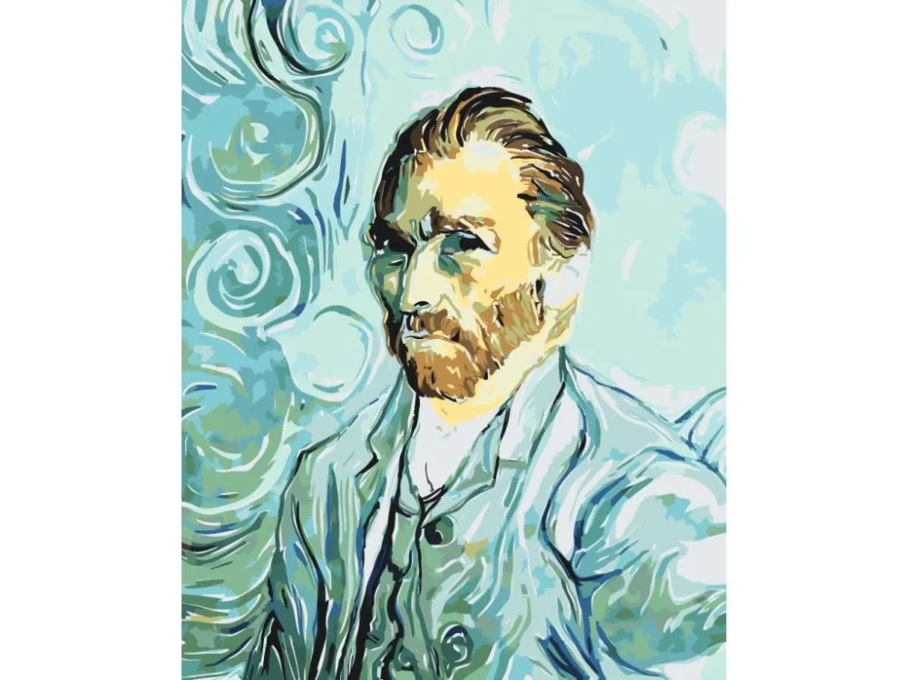 Pintar por números Retrato de Vincent van Gogh – foto 2