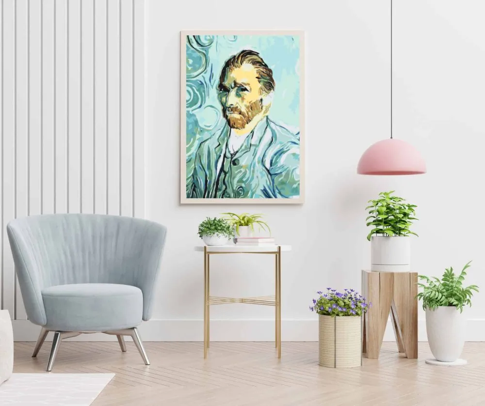 Pintar por números Retrato de Vincent van Gogh – foto 5
