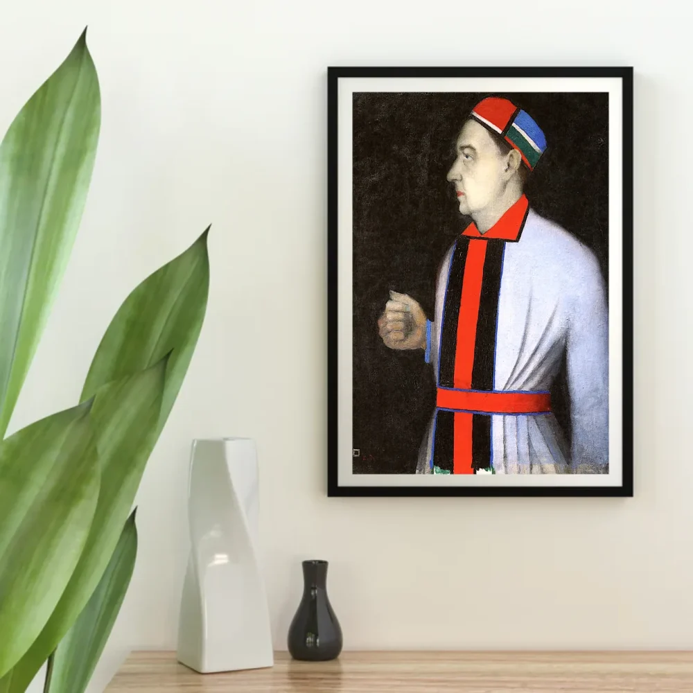 Pintar por números Retrato del crítico de arte Nikolái Punin – foto 4