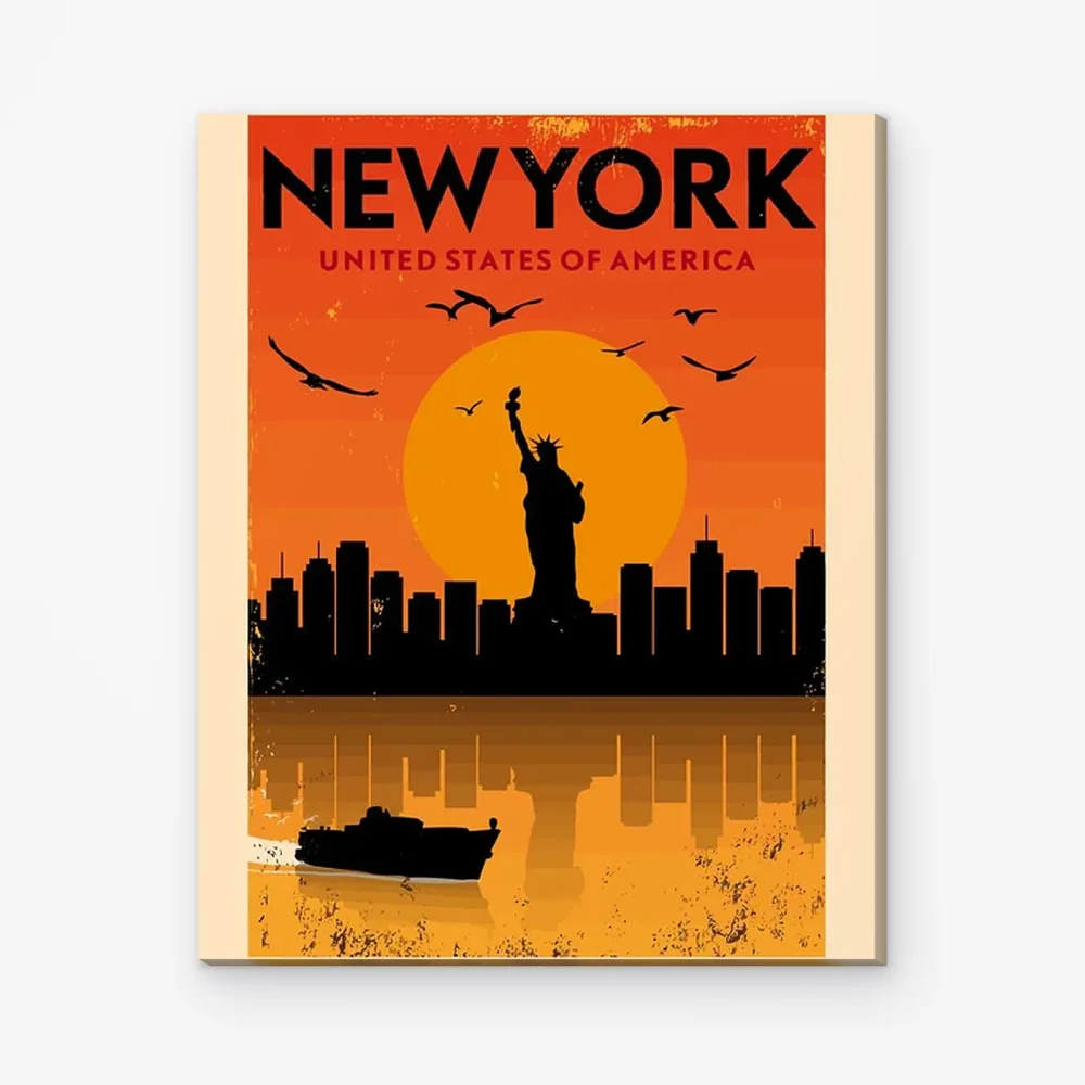 Pintar por Números - Retro - Nueva York