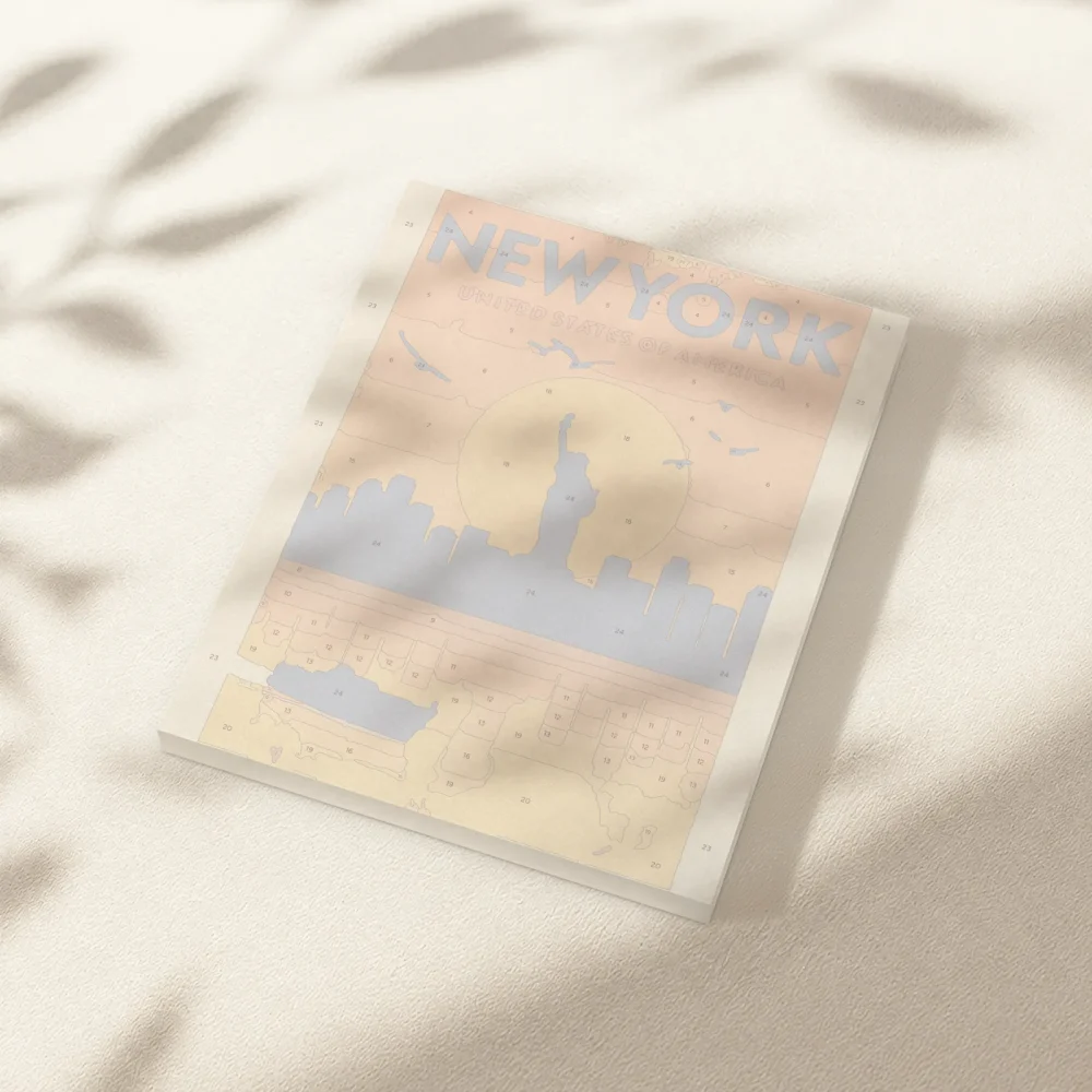 Pintar por Números - Retro - Nueva York