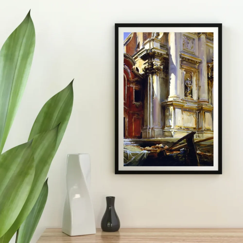 Pintar por números Rincón de la iglesia de San Stae, Venecia – foto 4