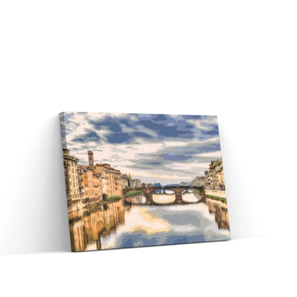Pintar por números Río Arno