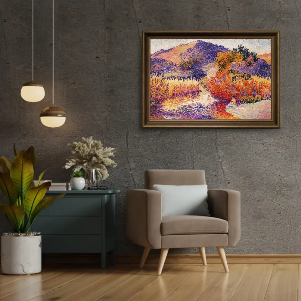 Pintar por números Río en Saint-Cyr - Henri-Edmond Cross – foto 2