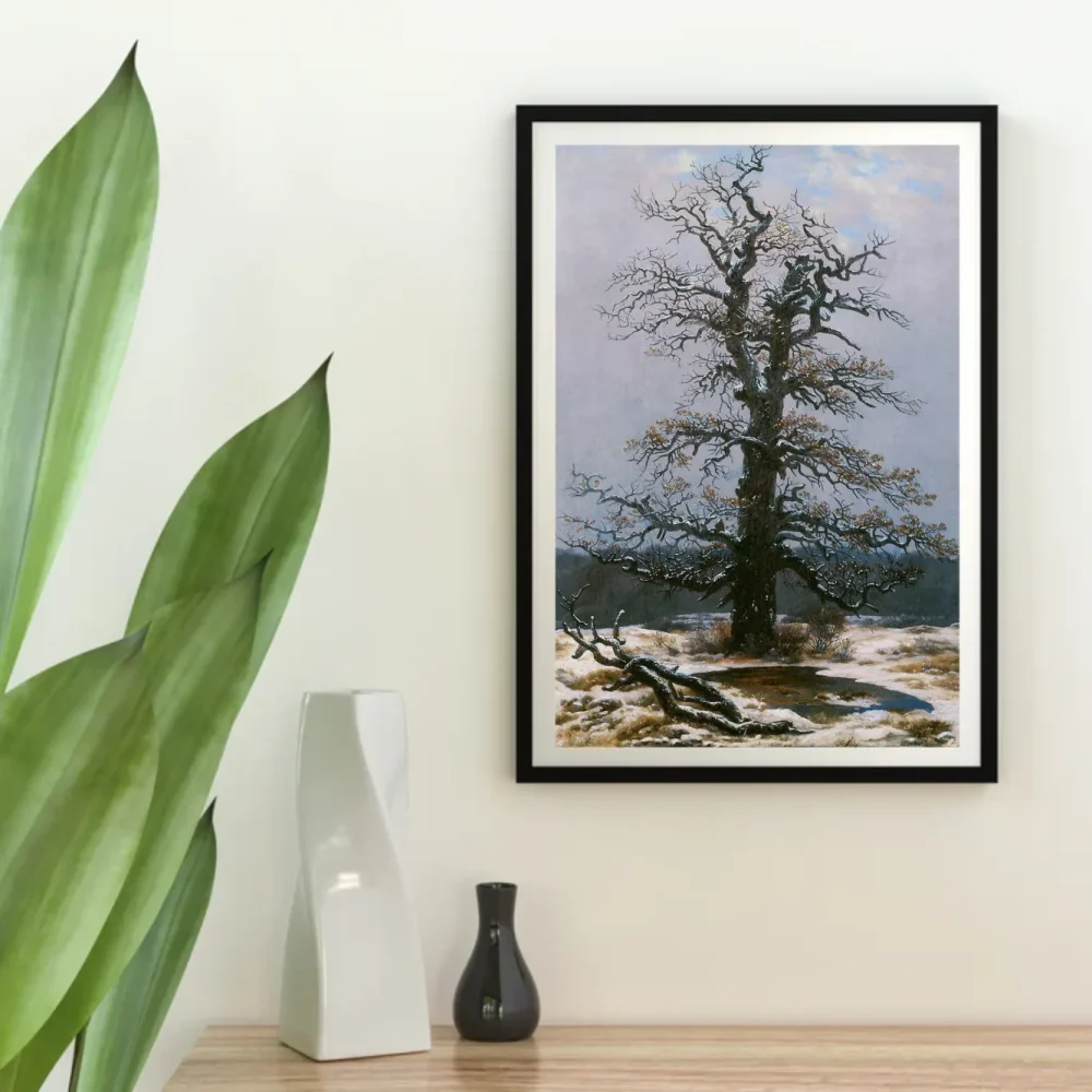Pintar por números Roble en la nieve – foto 4