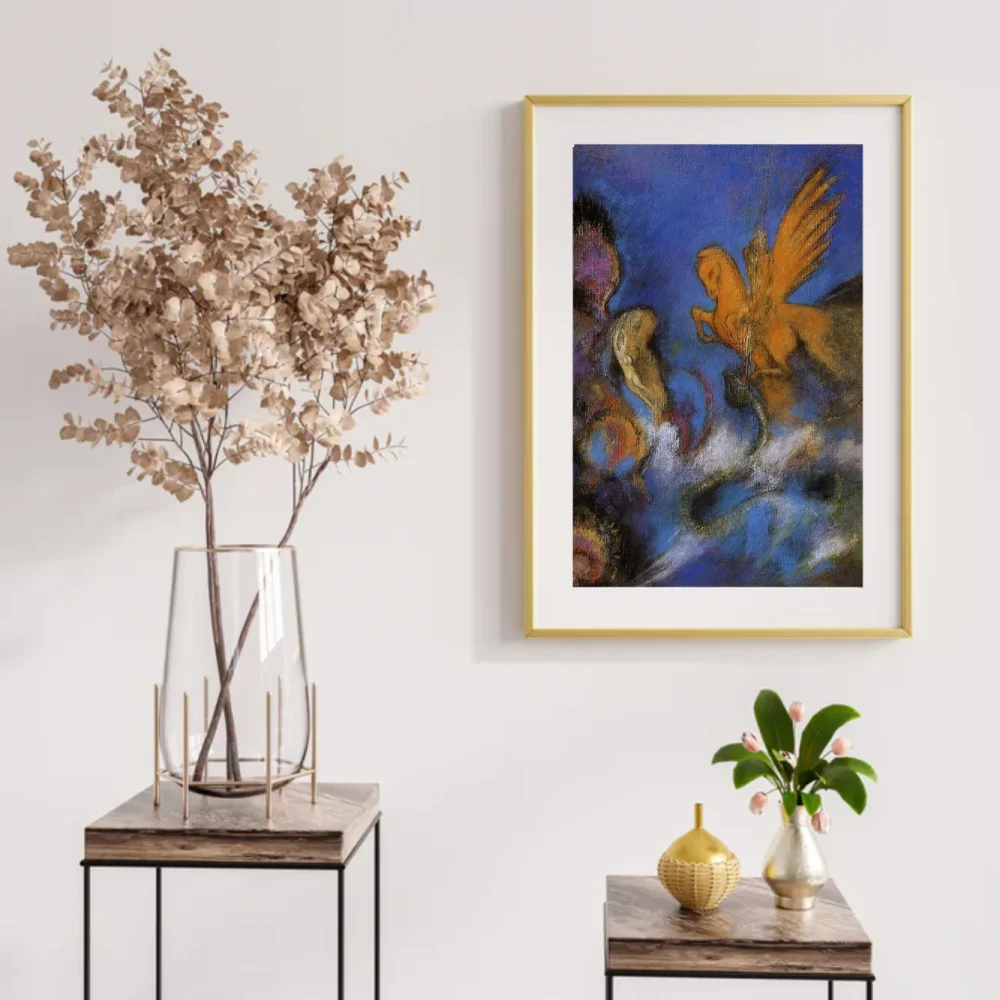 Pintar por números Rogelio y Angélica - Odilon Redon – foto 2