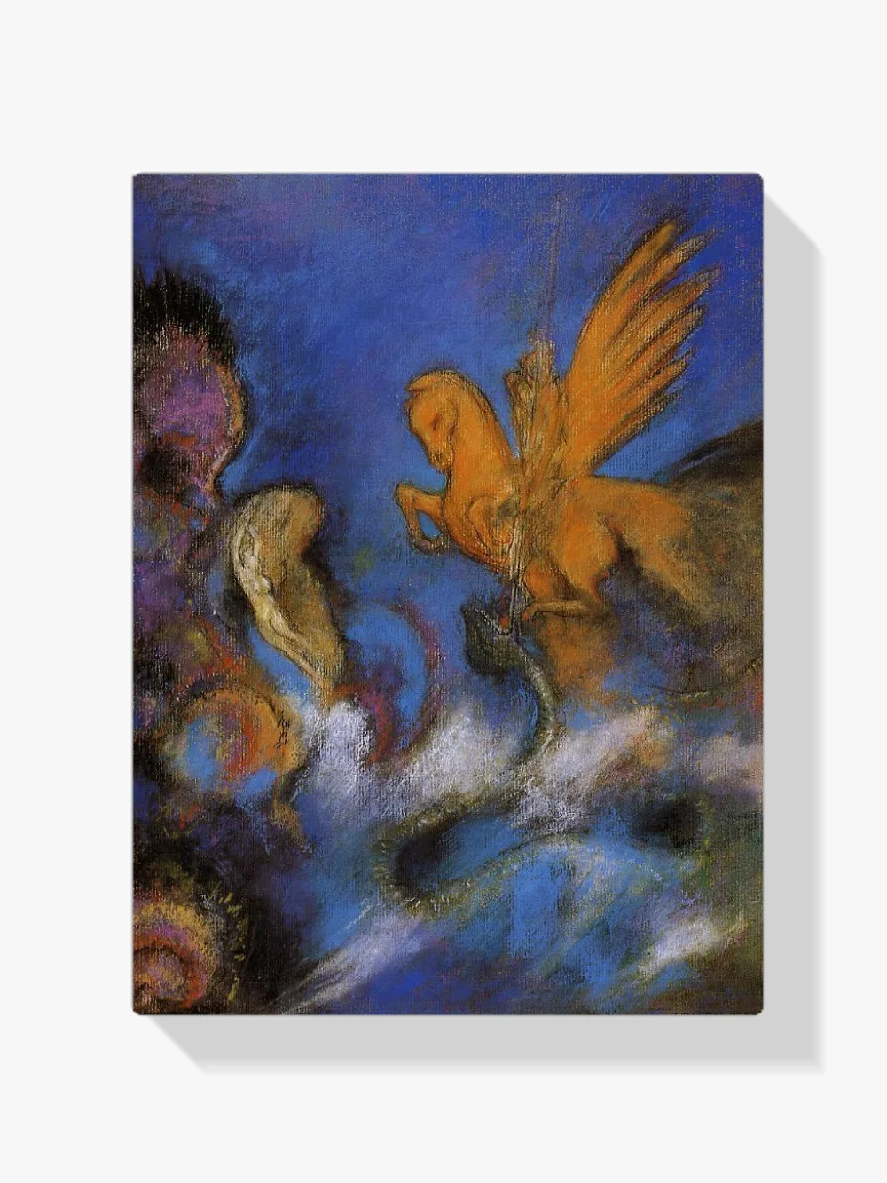 Pintar por números Rogelio y Angélica - Odilon Redon