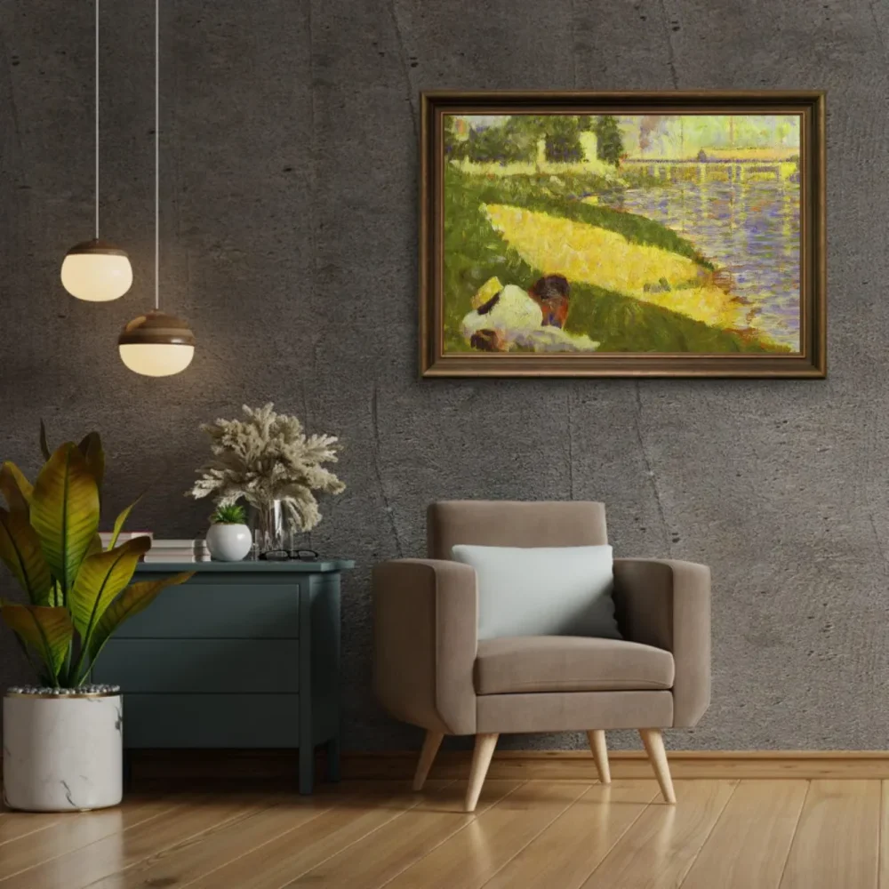 Pintar por números Ropa y sombrero, estudio para Bañistas en Asnières – foto 2