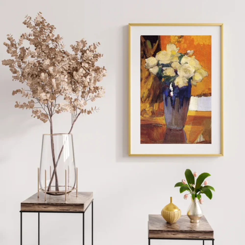 Pintar por números Rosas blancas del jardín de casa – foto 2