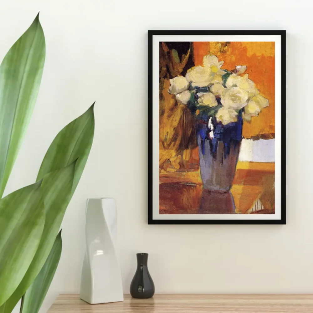 Pintar por números Rosas blancas del jardín de casa – foto 4