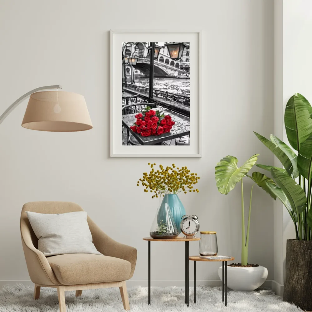 Pintar por números Rosas en la ciudad – foto 3