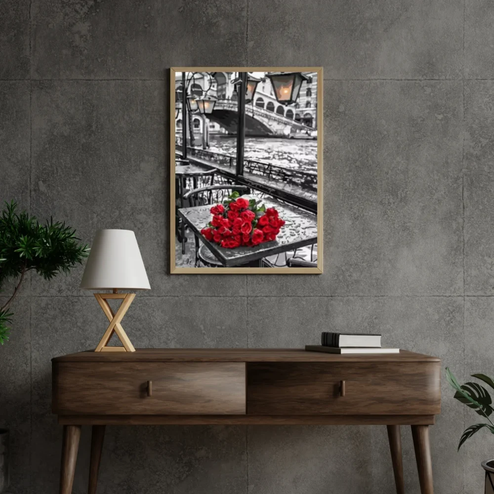 Pintar por números Rosas en la ciudad – foto 4