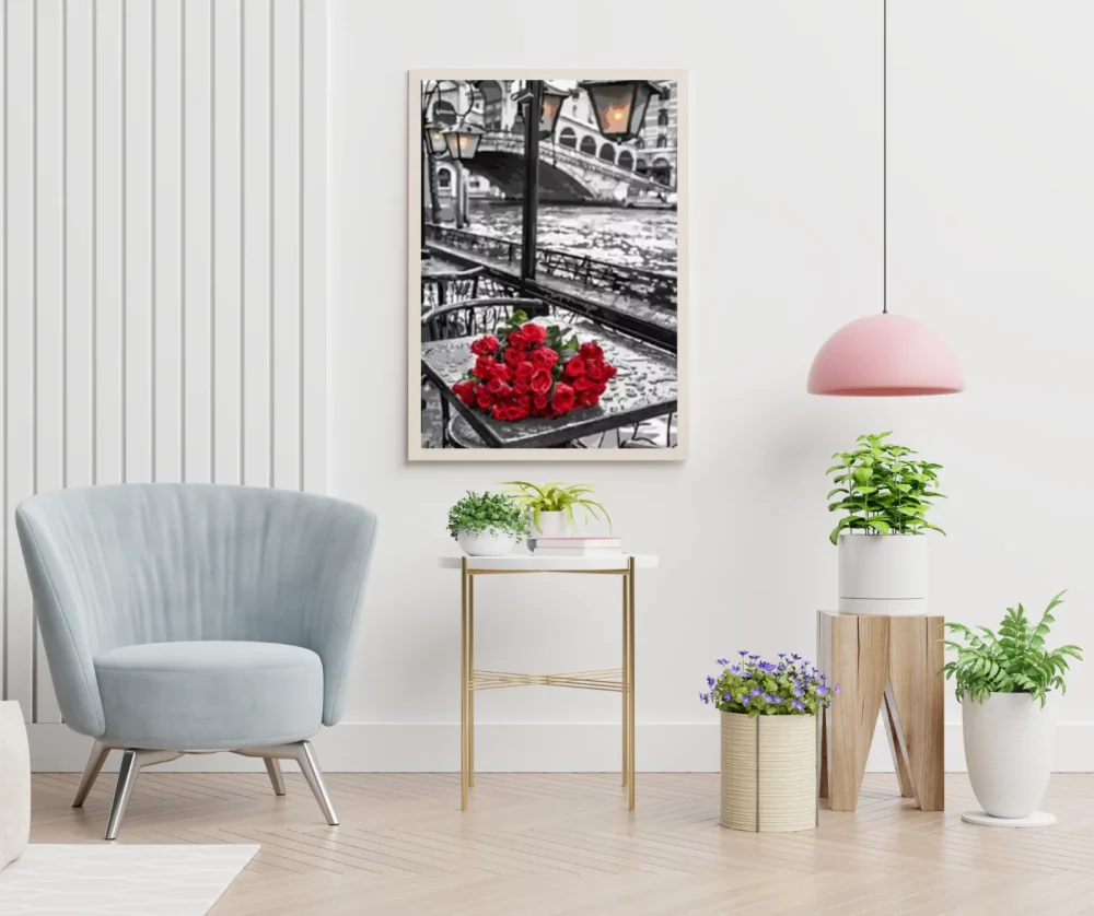 Pintar por números Rosas en la ciudad – foto 5