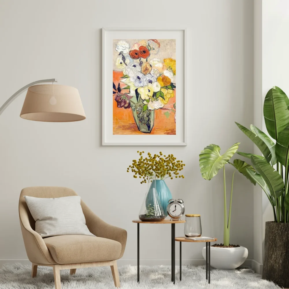 Pintar por números Rosas y anémonas – foto 3