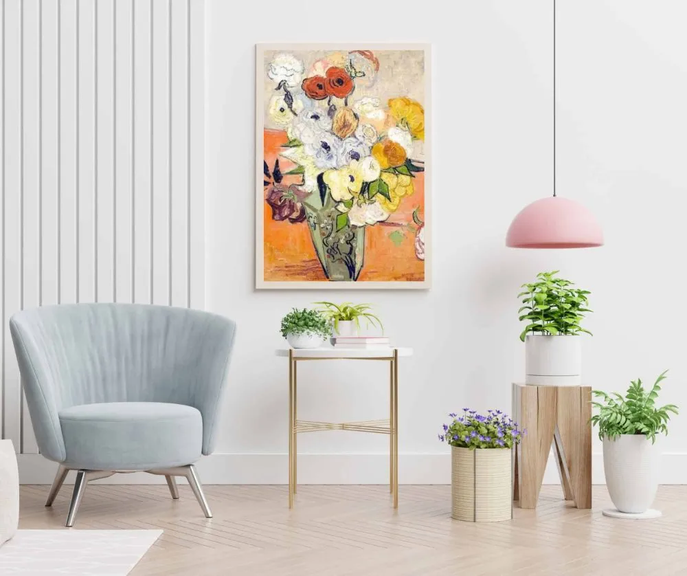 Pintar por números Rosas y anémonas – foto 5