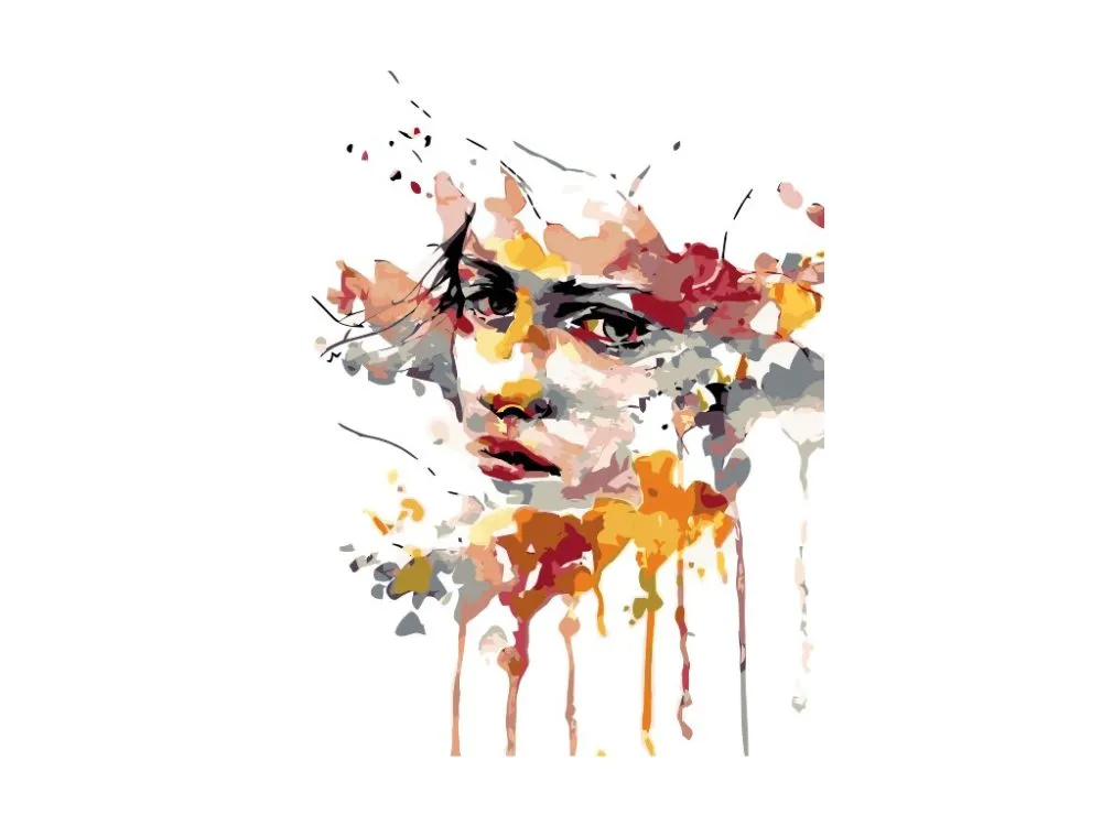 Pintar por números Rostro misterioso – foto 2
