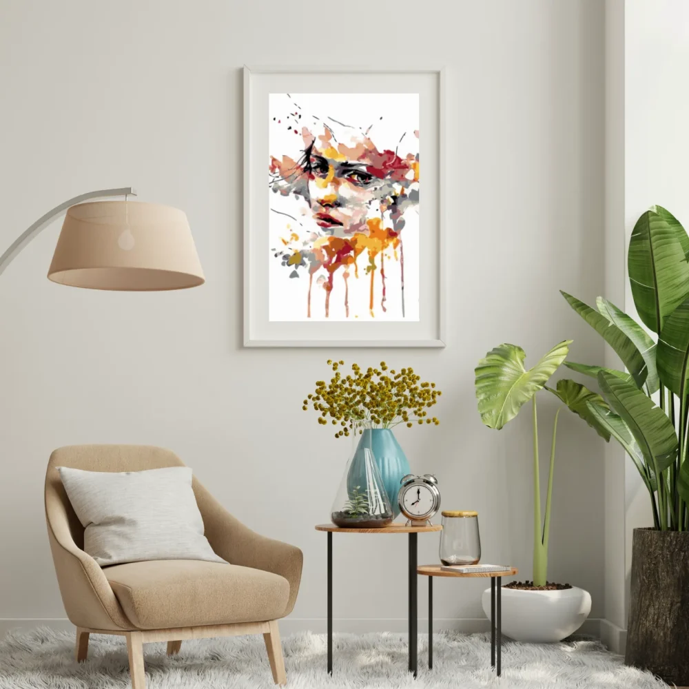 Pintar por números Rostro misterioso – foto 3