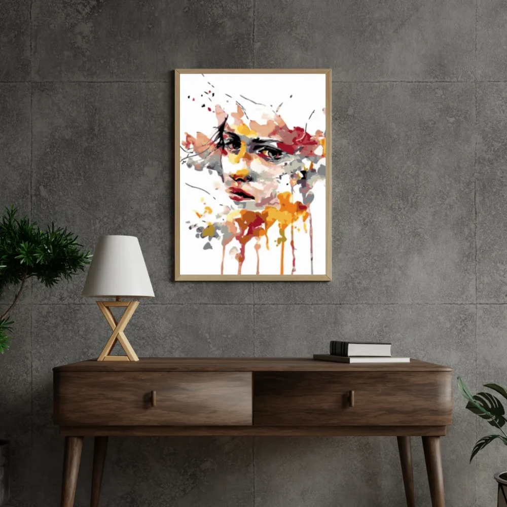 Pintar por números Rostro misterioso – foto 4