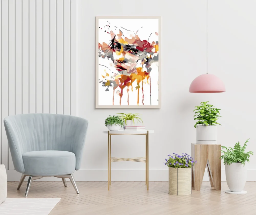 Pintar por números Rostro misterioso – foto 5