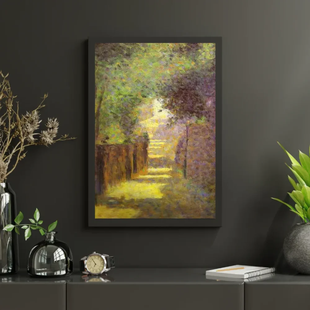 Pintar por números Rue Saint-Vincent, Montmartre, en primavera – foto 3